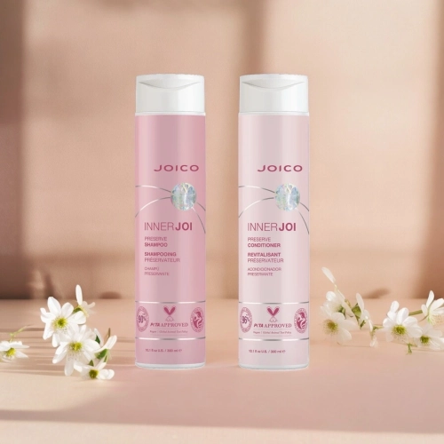 Joico inner joi preserve - zestaw do włosów farbowanych szampon 300 ml + odżywka 300 ml
