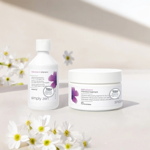Simply Zen Restructure in - regeneracja włosów suchych i zniszczonych - szampon 250 ml + maska 200 ml