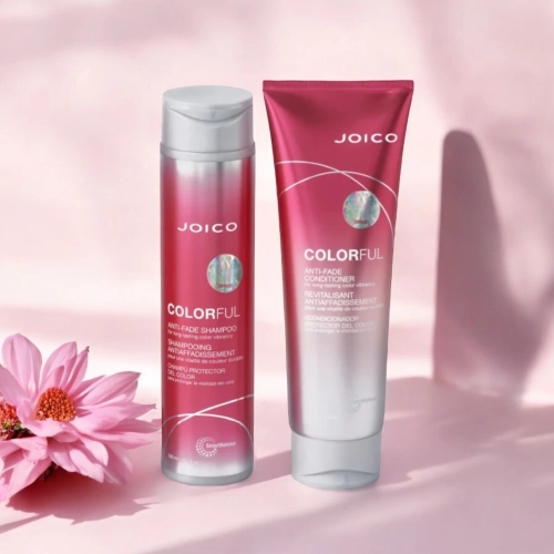 Joico  Colorful zestaw do włosów farbowanych - szampon 300 ml + odżywka 250 ml