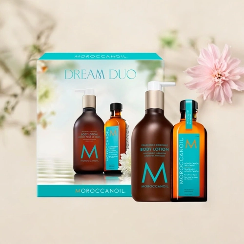 Moroccanoil Wymarzony Duet - nawilżający balsam do ciała + kuracja olejek arganowy