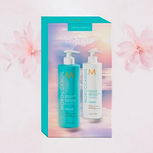 Moroccanoil Duo Pack Volume - zestaw zwiększający objętość włosów - szampon 500 ml + odżywka 500 ml