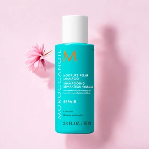 Moroccanoil Moisture Repair Shampoo - nawilżająco odżywczy szampon do włosów suchych i zniszczonych 70 ml
