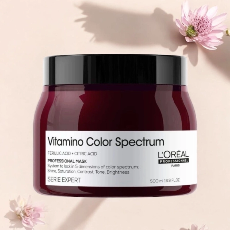 L'Oreal Vitamino Color Spectrum - maska podkreślająca kolor włosów farbowanych 500 ml