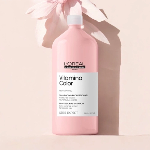 L'ORÉAL PROFESSIONNEL Vitamino Color - szampon do włosów farbowanych i rozjaśnianych 1500 ml + pompka GRATIS