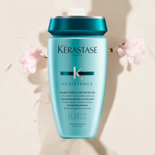 Kérastase Résistance Force Architecte - regenerująco-odbudowująca kąpiel do włosów zniszczonych i osłabionych 250 ml