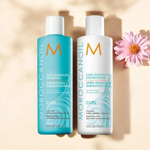Moroccanoil Curl - zestaw do włosów kręconych  szampon + odżywka 250 ml 