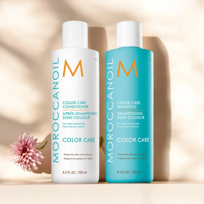 Moroccanoil Color Care - zestaw dla włosów farbowanych szampon + odżywka 250 ml