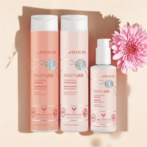 Joico inner joi strengthen zestaw wzmacniający do włosów osłabionych szampon 300 ml + odżywka 300ml + maska 150 ml 