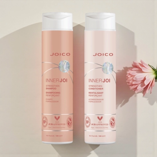 Joico inner joi strengthen odżywka + szampon zestaw wzmacniający do włosów osłabionych i zniszczonych 300 ml