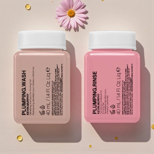 Kevin Murphy Plumping - zestaw do włosów cienkich i wypadających szampon + odżywka 40 ml
