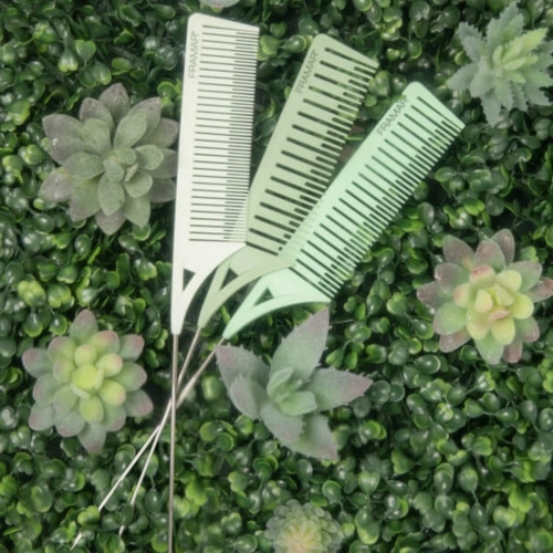 Framar dreamweaver combs - grzebienie do pasemek 3 sztuki zielone
