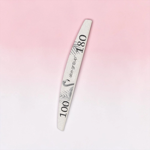 Aba Group Pilnik do paznokci PÓŁKSIĘŻYC 100/180 STANDARD - FLAMING