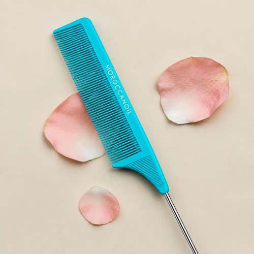 Moroccanoil - grzebień ze szpikulcem niebieski 