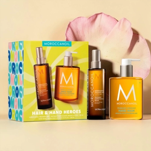 Moroccanoil zestaw letni 2026 - kuracja w formie mgiełki + mydło do rąk