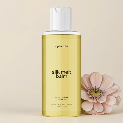 Sophie Skin Silk Melt Balm - intensywnie oczyszczający olejek do demakijażu twarzy i oczu, usuwa wodoodporny makijaż 140 ml