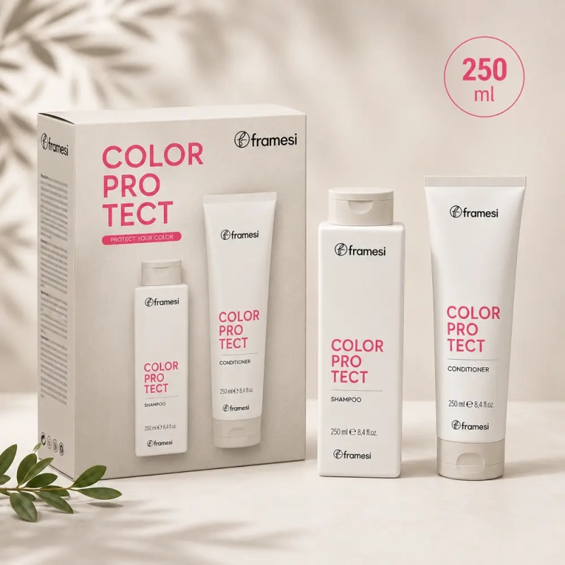 Framesi Morphosis Color Protect - zestaw do włosów farbowanych - szampon 250 ml i odżywka 250 ml
