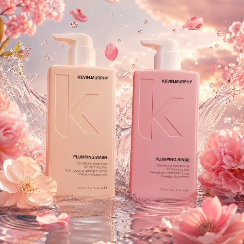 Kevin Murphy Plumping Rinse&Wash - zestaw do włosów cienkich i wypadających edycja limitowana szampon 500 ml + odżywka 500 ml 