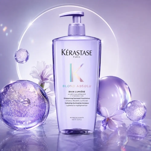 Kérastase Blond Absolu Lumière - nawilżająco rozświetlający szampon do włosów blond 500 ml