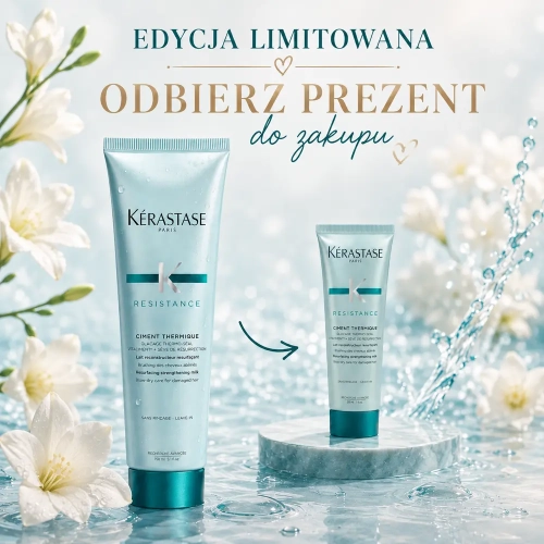 Kérastase Résistance Force Architecte Ciment Thermique - cement termiczny, chroni i wzmacnia włosy 150 ml + edycja limitowana odbierz prezent do zakupu (mini produkt 30 ml)
