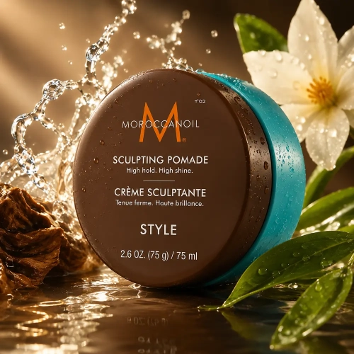 Moroccanoil Sculpting Pomade – pomada rzeźbiąca z mocnym utrwaleniem i wysokim połyskiem 75 ml
