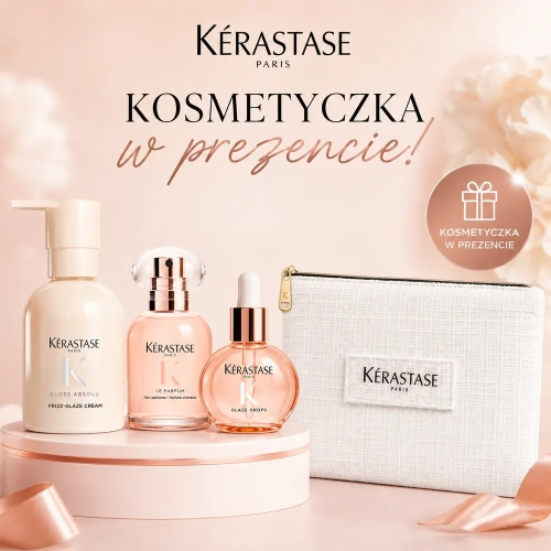 Kérastase gloss absolu - zestaw perfum do włosów 30 ml + olejek do puszących się włosów 45 ml + krem do włosów przeciw puszeniu się 240 ml