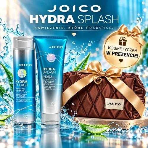 Joico HydraSplash - zestaw nawilżający włosy szampon + odżywka + kosmetyczka w prezencie